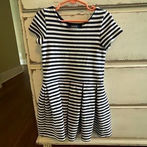 Girls Polo stripe dress